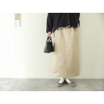 ショッピングファッションセール対象商品 【SALE】ma couleur(マ クルール) オーガニックコットンストレッチベルト付きタックタイトスカート(J4542)※セール商品の為、送料無料サービス対象外