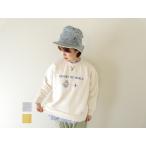 快晴堂(かいせいどう) 裏起毛ロゴGirl'sトレーナー Around the World  A柄 Come fly with me サイズ 3+(53C-119)