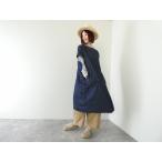 快晴堂(かいせいどう) Girl'sライトオンスデニム後ろポケWideワンピース(61OP-14)