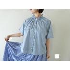 【SALE】MidiUmi(ミディウミ) シャンブレーフリルシャツ(2-739766)※セール商品の為、送料無料サービス対象外