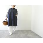 mizuiro ind( бледно-голубой Индия ) широкий Denim рубашка One-piece (2-250103)