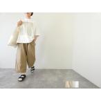 prit(プリット) コットンリネンバックサテン裾ダーツベイカーパンツ(71604)