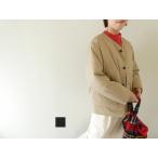 ショッピング中綿 RINEN(リネン) 綿ナイロンタイプライター(中綿ボンディング) ノーカラージャケット(27602)