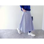 【SALE】RINEN(リネン) ブロードストライプスカート(49504)※セール商品の為、送料無料サービス対象外