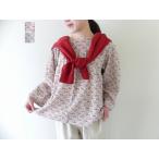SARAHWEAR(サラウェア) リバティーウェーブローンギャザーブラウス(C52997)