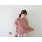 Sarahwear(サラウェア) Shirring Lawn Check　シャーリングローンチェッククルーネック半袖ブラウス(C53070)