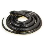 . настоящий . резиновый змея игрушка общая длина 120cm Halloween *do сверло * украшение для чёрный цвет . модель шутки товары 