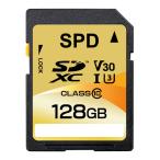 SDXCカード SDカード 128GB SPD R_100MB/s W_90MB/s UHS-I U3 V30 4K対応 class10 国内7年保証 ゆうパケット送料無料
