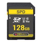 ショッピングカード SDXCカード 128GB SPD UHS-II Class10 U3 V60 R:280MB/s W:105MB/s 4K Ultra HD対応 SD-128GU2V60 国内5年保証 ゆうパケット送料無料