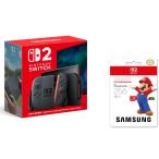新品 Nintendo Switch 2 本体　(日本語・国内専用)+任天堂ライセンス商品Samsung microSD Express Card 256GB