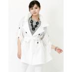 SPECCHIO 公式店 スペッチオ フード付き アウター 夏 レディース シアー ブルゾン ハーフコート 春 サマージャケット M/L 9-17号 40代 50代 60代 大きいサイズ