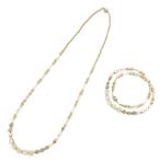 ガラスビーズ 3way Style ネックレス ＆ ブレスレット セット  レディース SPECCHIO スペッチオ