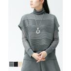 SPECCHIO официальный магазин spec chio плиссировать ансамбль женский sia-ta-toru шея короткий рукав тянуть over body type покрытие свободный размер красивый . чёрный бежевый 