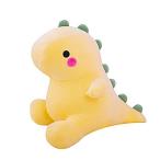 1パック22cmかわいい恐竜のおもちゃぬいぐるみぬいぐるみおもちゃ柔らかい恐竜の枕人形キッズコットンぬいぐるみソファチェアベッドイエロー 並行輸入