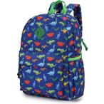男の子と女の子のためのバックパック軽量キッズバックパック就学前幼児幼稚園ブックバッグフロントチェストバックルブルー恐竜VXVONXURY 並行輸入