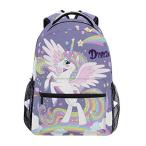 ユニコーン リュック ボーイズガールズ小学校カジュアルトラベルバッグコンピューターラップトップデイパック用スクールバックパックユニコーンレ 並行輸入