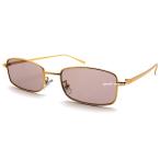 ショッピングmetal METAL SQUARE SUNGLASS for JAPANESE GOLD × LIGHT BROWN/メタルスクエアサングラスメタルフレームライトブラウン四角ビジネスレトロ運転