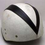  бесплатная доставка 60's SHOEI D-10 WHITE × BLACK 58cm/ Shoei d10 винтажный шлем местного производства старый машина Fuji Heavy Industries кролик скутер серебряный Vision 