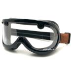 GREASER 60's VINTAGE GOGGLE LEATHER 1inch BRICK/グリーサービンテージゴーグルレザーブリックレンガバイカーミリタリーツーリング