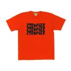 発泡/蓄光 STRANGER Tシャツ ORANGE/ストレンジャーパーマンウメ星デンカ魔太郎がくる!!切人がきた!!藤子不二雄aブラック商会変奇郎漫画t