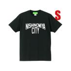 NISHINOMIYA CITY T-shirt BLACK S/�����{�st�V���c�{���q������fm�݂₽�񂦂ׂ������˖�_�w�b�����w�������w�v����w���Éw���{�_��