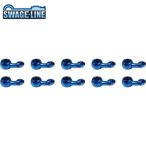 SWAGE-LINE Swage-Line BA312-10 банджо адаптор 20° голубой | 10 шт 