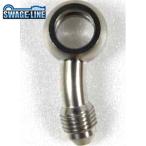 SWAGE-LINE Swage-Line BA614 банджо адаптор нержавеющая сталь | 20°hineli правый 45°