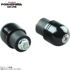 POSHposhu031072-06-10 Kawasaki наконечники руля ( болт диаметр 5mm/ наружный диаметр 22mm) черный 