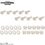 POSHposhu990515 экран винт ( поли машина bone-to)(10 штук )M5X15mm CLEAR