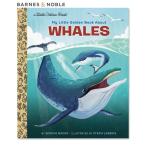 [ иностранная книга ] кит [bo колено *bada-/ иллюстрации : стерео f*labe белка ] My Little Golden Book About Whales [Bonnie Bader / Steph Laberis]