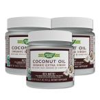 [3 piece set ] nature z way coconut oil organic coconut oil 453g [ extra bar Gin ] Nature's Way