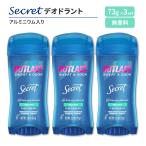 ショッピングアウトラスト [3個セット]シークレット アウトラスト クリアジェル デオドラント 無香料 73g (2.6oz) Secret Deodorant pHバランス 汗 臭いケア 長持ち
