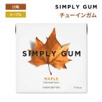 sin шкив жевательная резинка chu- in жевательная резинка клен тест 15 шарик Simply Gum Maple Gum 15 ct аккуратный освежение 
