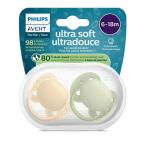  ваш заказ Philips a отдушина Ultra soft соска-пустышка 6~18 месяцы бежевый & пастель теплый зеленый 2 шт. комплект SCF091/45 Ph
