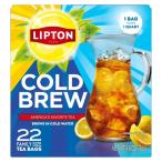 lip тонн холодный b дракон черный чайный пакетик Family размер 22 штук входит Lipton Cold Brew Black Tea Bags, Family ваш заказ 