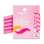eke-to женский 2 листов лезвие одноразовый kami санки розовый 5шт.@Equate Women's 2 Blade Disposable Razors, Pink ( ваш заказ 