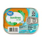  ваш заказ Great value масло sa- DIN 106g Great Value Sardines in Oil, 3.75 oz