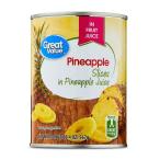 [woru mart бренд ] Great value ананас ломтик сок ..567g Great Value Canned Pineapple Slices ваш заказ 