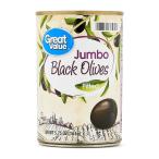 [woru mart бренд ] Great value jumbo черный оливковый вид вытащенный 163g Great Value Jumbo Pitted Black Olive ваш заказ 