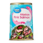 [woru mart бренд ] Great value Аляска производство розовый salmon 418g Great Value Alaskan Pink Salmon, 14.75 oz ваш заказ 