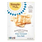  простой Mill z cracker маленький ..si- соль миндаль мука 120g Simple Mills Crackers, Fine Ground Sea Salt, ваш заказ 