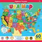  ваш заказ master-piece Kids для составная картинка USA карта 60 деталь 16.5×12.75 дюймовый MasterPieces 60 Piece Jigsa