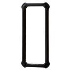 エレコム スマートフォン用シリコンバンパー マルチ対応 Android/iPhone ZEROSHOCK Lサイズ ブラック P-SBZ05BK