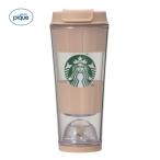 【新品】【即納】【モカベージュ】gelato pique STARBUCKS　ベアスノードームボーダータンブラー モカベージュ 355ml ジェラートピケ スターバックス