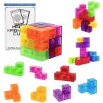 マグネットブロック マグネットパズル キューブ 立体パズル 磁石ブロック 頭脳ゲーム 子供 マグネットおもちゃ