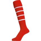 マイン mine ラグビー ソックス RUGBY SOCKS メンズ レッド×ホワイト 25-27cm ストッキング 靴下 摩耗に強い サッカー 部活 クラブ チーム トレーニン