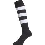 マイン mine ラグビー ソックス RUGBY SOCKS メンズ ブラック×ホワイト 25-27cm ストッキング 靴下 耐摩耗性 サッカー 部活 クラブ チーム トレーニン