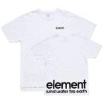 ELEMENT エレメント ELEMENT　メンズ　BIG　LOGO　SS　Tシャツ AJ021311 WHT