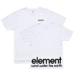 ELEMENT エレメント BIG　LOGO　SS　BOY AJ025306 WHT