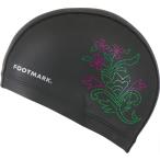  foot Mark FOOTMARK силикон 2WAY колпак рисунок купальная шапочка шапочка для купания . защита свободный размер установка и снятие легко соль элемент из .... бассейн Jim Fit 